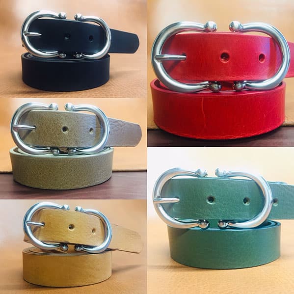 Woman Leather Belt Model Ferra 3 cm