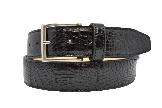 Cintura in Coccodrillo cm 4