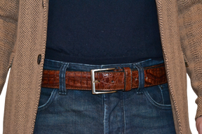 Crocodile Belt for Men cm 4