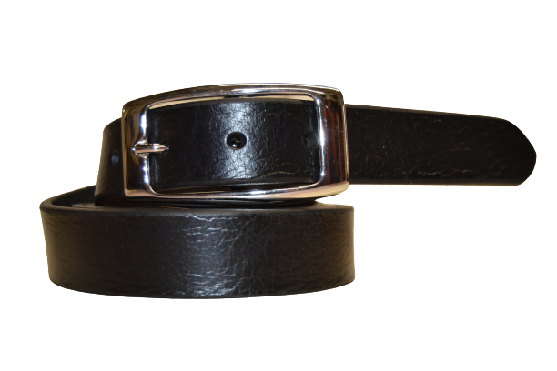 Leather belt for men and women model Genova 3 cm