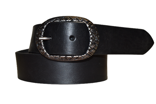 Cintura in Cuoio Uomo Donna  Modello Signa cm 3,5