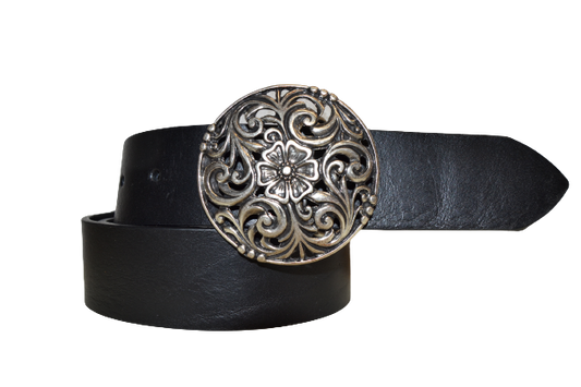 Cintura in Cuoio Uomo Donna  Modello Stabbia cm 4