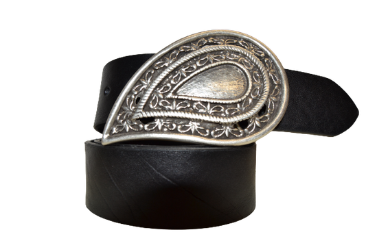 Cintura in Cuoio Uomo Donna  Modello Carcheri cm 4