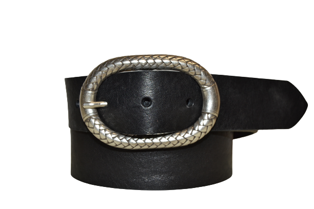 Leather Belt for Men and Women Model Lucca 3.5 cm
