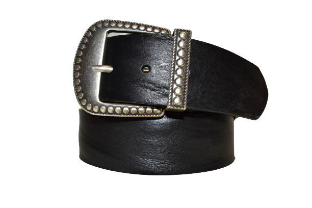 Leather Belt Man Woman Model Isolotto cm 5