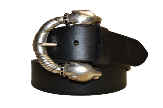 Cintura in Cuoio Uomo  Donna  Modello Serpente cm 4