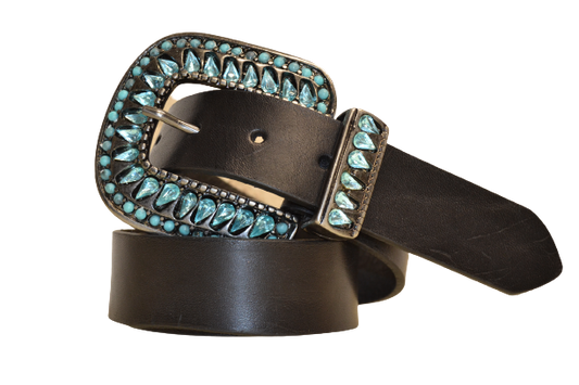 Cintura in Cuoio Modello Portofino cm 3,5