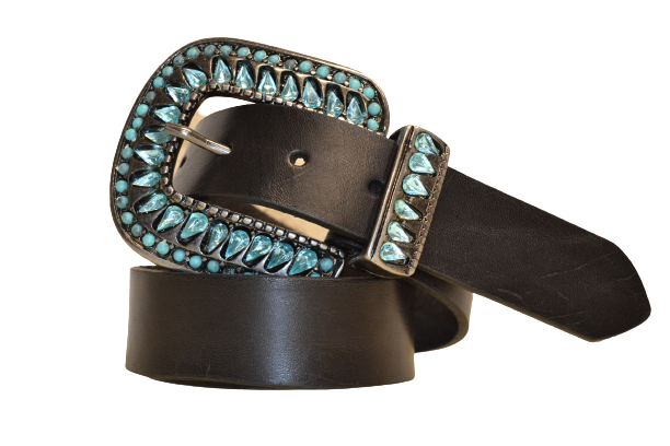 Woman Leather Belt Portofino Model 3.5 cm