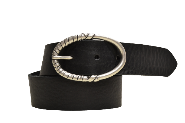 Leather Belt for Men and Women Model Lizzano 3.5 cm