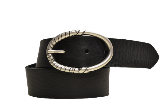 Cintura in Cuoio Uomo Donna Modello Lizzano cm 3,5