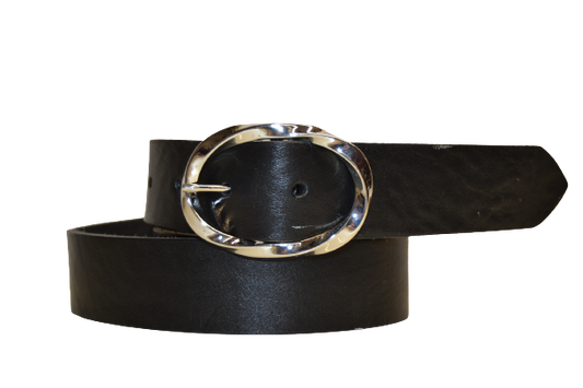 Cintura in Cuoio Uomo e Donna Modello Arezzo cm 3