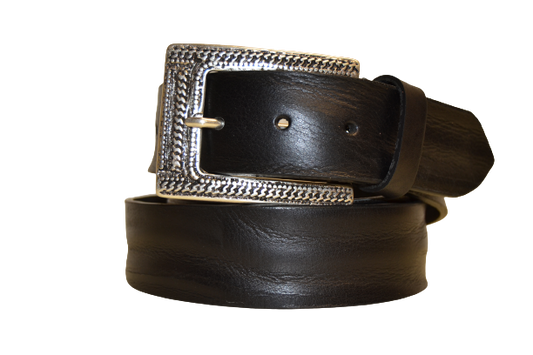 Cintura in Cuoio Uomo Donna Modello Soffiano cm 4