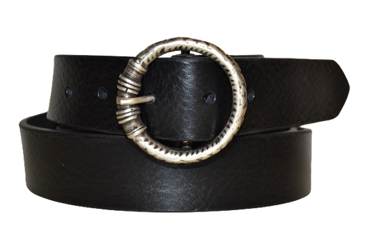 Cintura in Cuoio Modello Gavinana cm 4