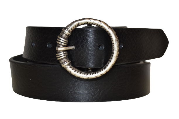 Leather Belt for Woman Model Gavinana cm 4
