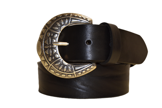 Cintura in Cuoio Uomo Donna Modello Legnaia cm 4