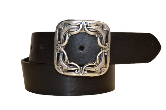 Cintura in Cuoio Uomo Donna Modello Rifredi cm 4