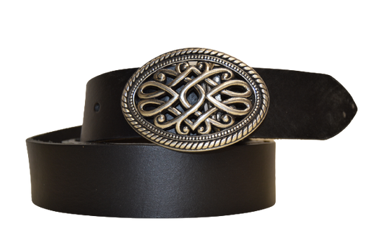 Leather belt for men and women Bobolino model cm 4