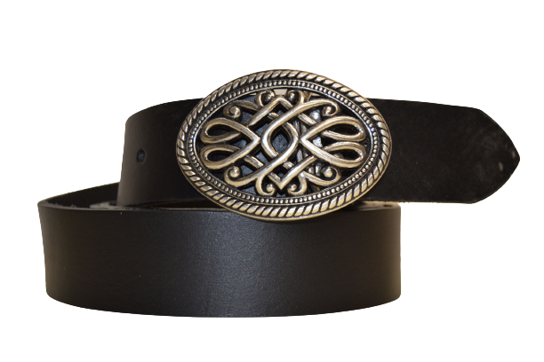 Leather belt for men and women Bobolino model cm 4