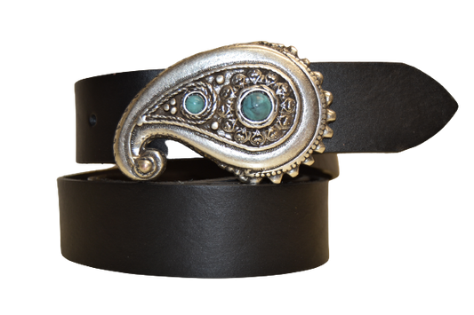 Cintura in Cuoio Modello Ostrica cm 4