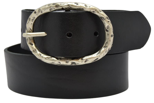Leather Belt for Men and Women Model Carrara 4 cm