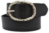 Leather Belt for Men and Women Model Carrara 4 cm