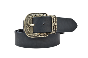 Leather belt for men and women, Tex model 4 cm