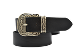 Leather belt for men and women, Tex model 4 cm