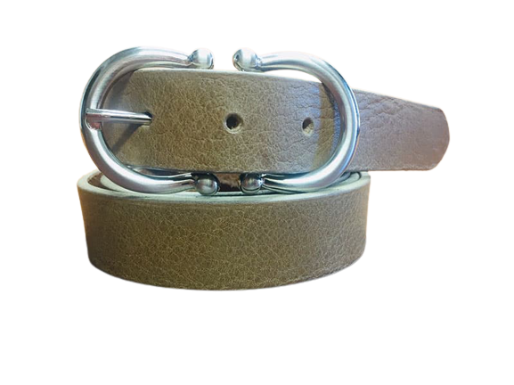 Woman Leather Belt Model Ferra 3 cm